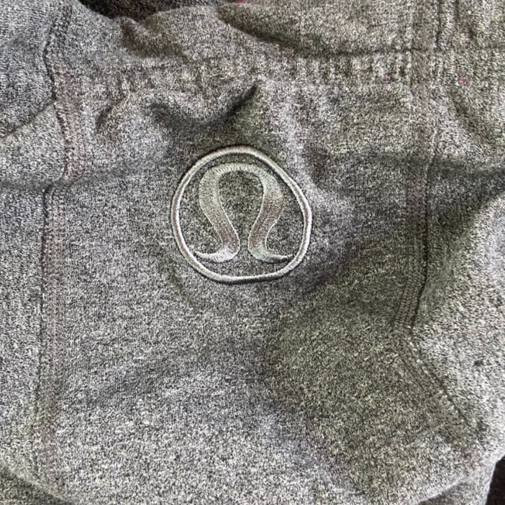 Lululemon Heathered Gray Throwback Flashback Pull… - image 5